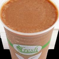 Boost Coffee Smoothie · Organic brewed coffee, almond mylk, rolled oats, banana, cacao, vanilla, agave