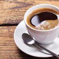 Americano · Espresso shots topped with hot water create a light layer of crema culminating in this wonde...