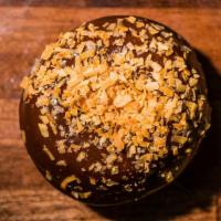 Choco-Nut · Chocolate dip topped with toasted coconut.