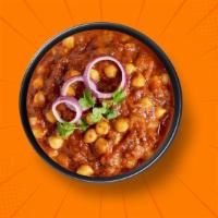 Chickpea Capital · 14 oz. White chickpeas cooked in a tangy gravy of ginger, tomato, onions, green chilis, and ...