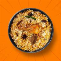 Aromatic Chicken Biryani · 34 oz. Long grain imported 'basmati' rice layered with a curry of tender chicken chunks cook...