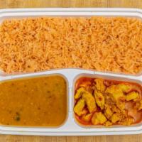 Combo Special (Thursday) · Popular items. Chicken masala, daal masoo (red lentils), basmati rice and soft drink.