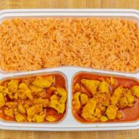 Combo Special · Popular items. Chicken masala, chicken masala, basmati rice and soft drink.