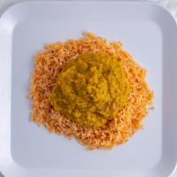 Daal Masoor · Red lentils flavored with whole garlic cloves, green spices and authentic herbs.