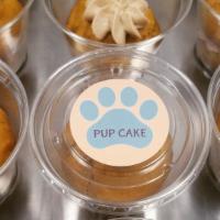 Pup Cake · Pups get excited when you get delivery? Order them a fresh baked Pup Cake. Made with natural...