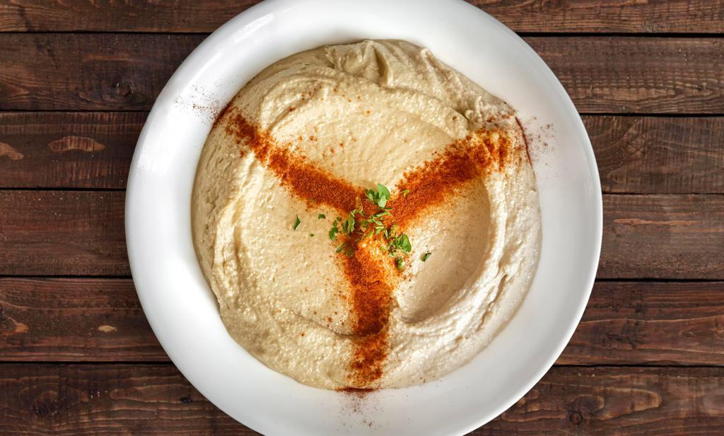 Hummus · With meat or chicken.