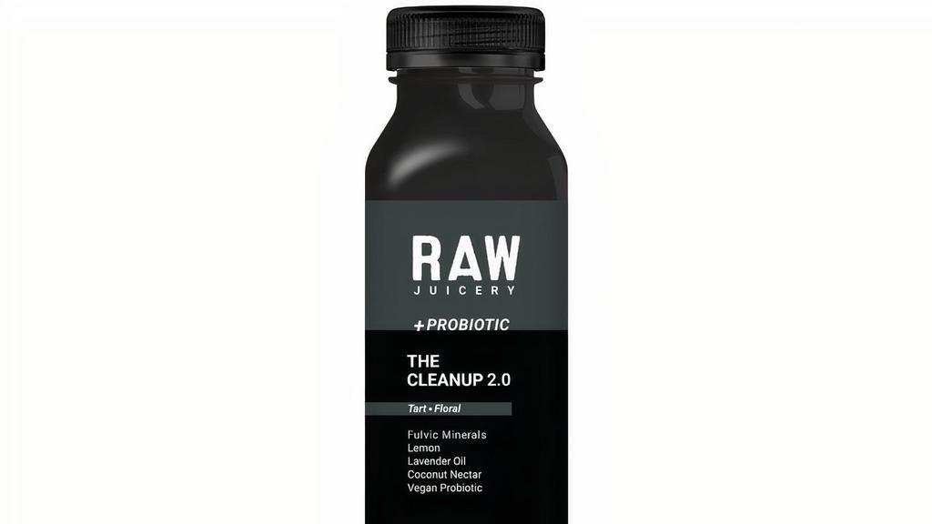 The Cleanup 2.0 · Ingredients: Fulvic Minerals, Lemon, Lavender Oil, Coconut Nectar, Vegan Probiotic.

We're not allowed to put Activated Charcoal in our juice anymore, so we upgraded to an even better functional ingredient: Fulvic Minerals. Black in color and full of antioxidants, polyphenols, trace minerals, and electrolytes. The same great taste as before with a difference you can feel.