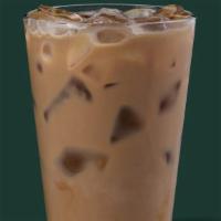 Iced Caffe Latte · Our dark, rich espresso is combined with milk and served over ice. A perfect milk forward co...