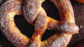 Cinnamon & Sugar Pretzel · Original jumbo soft pretzel topped with cinnamon and sugar shake on the topping.
