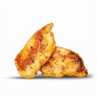 Grilled Boneless Chicken · A healthy alternative! Two, all-natural chicken breasts served with choice of side and garli...