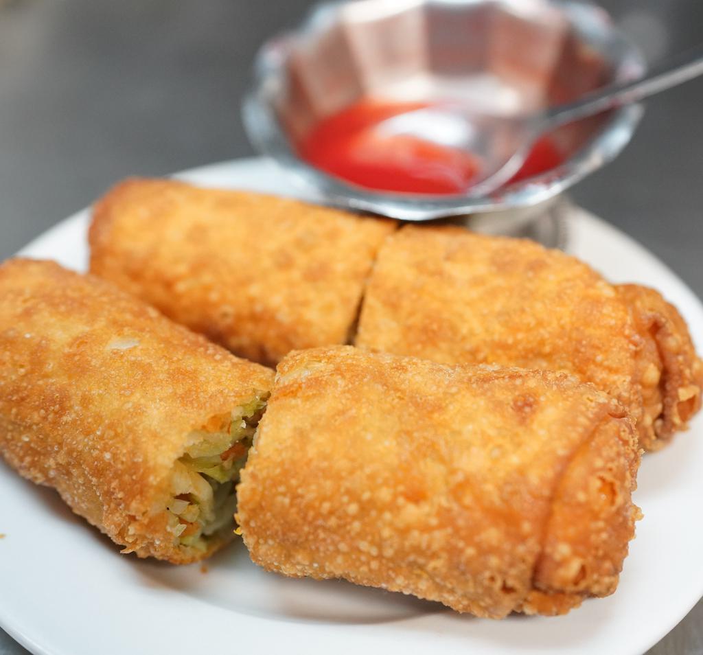 Egg Rolls · Most popular. Two pieces. Pork, cabbage, carrot, celery, fried, dipped in sweet and sour sauce.
