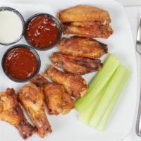 Cbc Wings · Served With Ranch Or Bleu Cheese,Celery and Choice Of Sauce