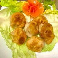 Fried Dumplings (6)  鍋貼 · 
