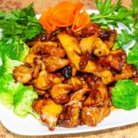 Bourbon Chicken 棒棒鸡 · Main dish can't add vegetables and meats.