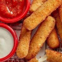 Mozzarella Cheese Sticks · Served with house made ranch dressing or zesty marinara sauce.