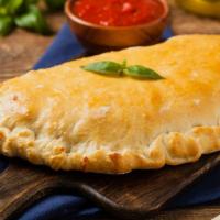 Chicken Calzone · Freshly baked Calzone, topped with Chicken. Prepared to customer's order of up to 4 addition...