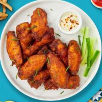 Summer After Cajun Wings  · Fresh chicken wings breaded, fried until golden brown, and tossed in cajun. Served with your...