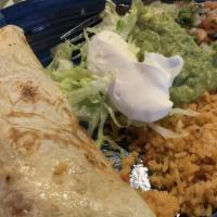 Acapulco Cheese · One flour tortilla filled with your choice of thinly sliced steak, grilled chicken or pork. ...