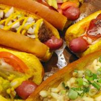 Chi Town Vienna Sausage Polish'S Meal Deal · Maxwell street Polish sausage served with yellow mustard, poppy seed buns, sport peppers, gr...