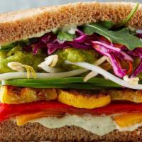 Veggie Delight Sandwich · Freshly grilled onions, and red yellow and green peppers layered with lettuce and tomatoes o...