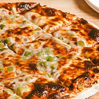 14 Inch Deluxe Work Pizza · Made with sausage, pepperoni, onions, mushrooms and the freshest sliced-and-diced green pepp...