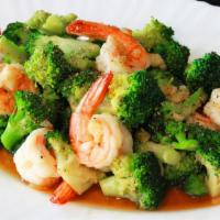 Stir-Fried Broccoli · Stir fried broccoli, ginger with choice of meat. Served with small jasmine rice.