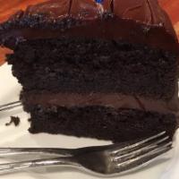 Big Chocolate Cake · Rich chocolate cake, chocolate frosting.