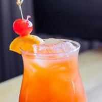 Bear'S Kiss (Served On The Rock) · Orange juice, pineapple juice, grenadine.
