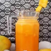 Tango Mango · 223 cal, (no protein). Coconut milk,  mango,  pineapple, banana, honey.