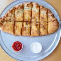 Calzone · Served with marinara or ranch.