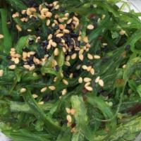 Wakame · Sesame marinated seaweed salad.