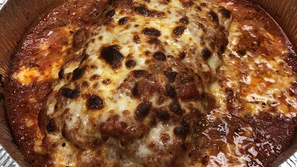 Lasagna · Add beef or chicken for an additional charge.