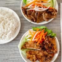 Chicken Vermicelli Bowl · Vermicelli noodles, cucumbers, lettuce, carrots and grilled chicken.