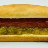 Nathan'S Hot Dog · Classic bun-length, Nathan's all beef hot dog. Add ketchup, mustard, onions, sweet relish or...