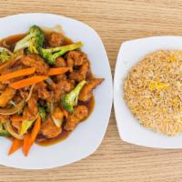 General Tso’S Chicken · Dishes will come with a choice of Fried or White rice.