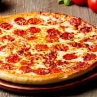 Pepperoni Pounder Pizza · Double the pepperoni with extra mozzarella cheese.