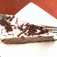 Mousse Cake · A seriously chocolatey experience .
A light and fluffy chocolate mousse filling topped with ...