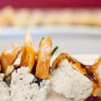 Chicken Teriyaki Roll · grilled chicken breast & cucumber topped with teriyaki sauce