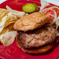 Pork Chop Sandwich (6 Oz) · Six ounces any way you like!.