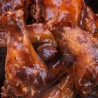 Jed'S Original Southern Style Wings · Jumbo wings deep fried and tossed in your sauce of choice.