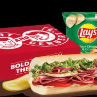 Box Lunch Flash · A sandwich with Capicola, Salami, Ham, Provolone Cheese, Oregano, Hellmann’s® Mayo, Lettuce,...