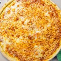 Classic Cheese Pizza · 4 cheese. Mozzarella, cheddar, provolone and parmesan cheeses.