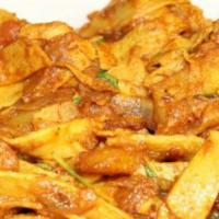 Aloo Tama · Bamboo shoots and potatoes cooked with Nepali spices.