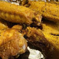 African Pepper And Zest (6 Pieces) · A regional fusion fried wing blend of spices, and lemon zest.
