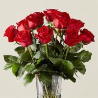 12 Long Stem Red Roses · This classic 12 Long Stem Red Rose Bouquet is a powerful symbol of passion or gratitude for ...