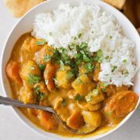 Rice And Chicken Curry Stew · 