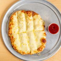Cheese Bread · A cross between garlic bread and pizza, cheesy bread is a quick, easy and delicious party sn...