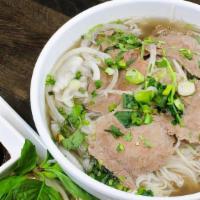 Pho Tai · Pho w/ Lean Beef.  NOTE: For takeout, the lean beef is thinly sliced and served raw.  Please...