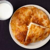 Feta Cheese · An Eastern European delicacy made onsite. It is a paper thin hand made phyllo dough stuffed ...