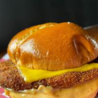 The Sailor · House Battered and Fried Chicken Breast slathered in our Housemade Hot Honey Mayo with Dill ...